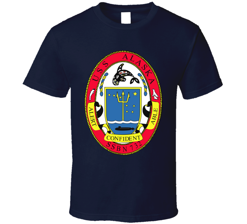 Navy - Uss Alaska (ssbn 732) Wo Txt - T-shirt