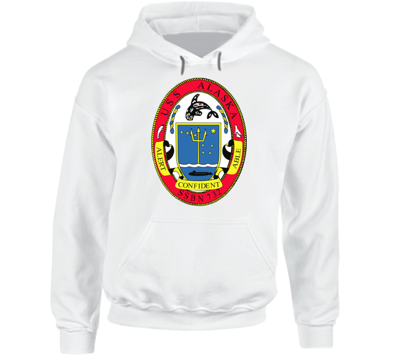 Navy - Uss Alaska (ssbn 732) Wo Txt - Hoodie