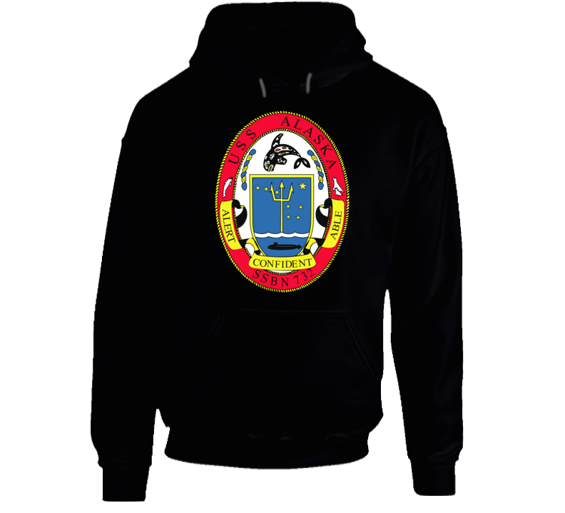 Navy - Uss Alaska (ssbn 732) Wo Txt - Hoodie