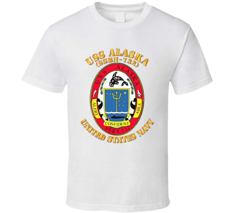Navy - Uss Alaska (ssbn 732) - T-shirt