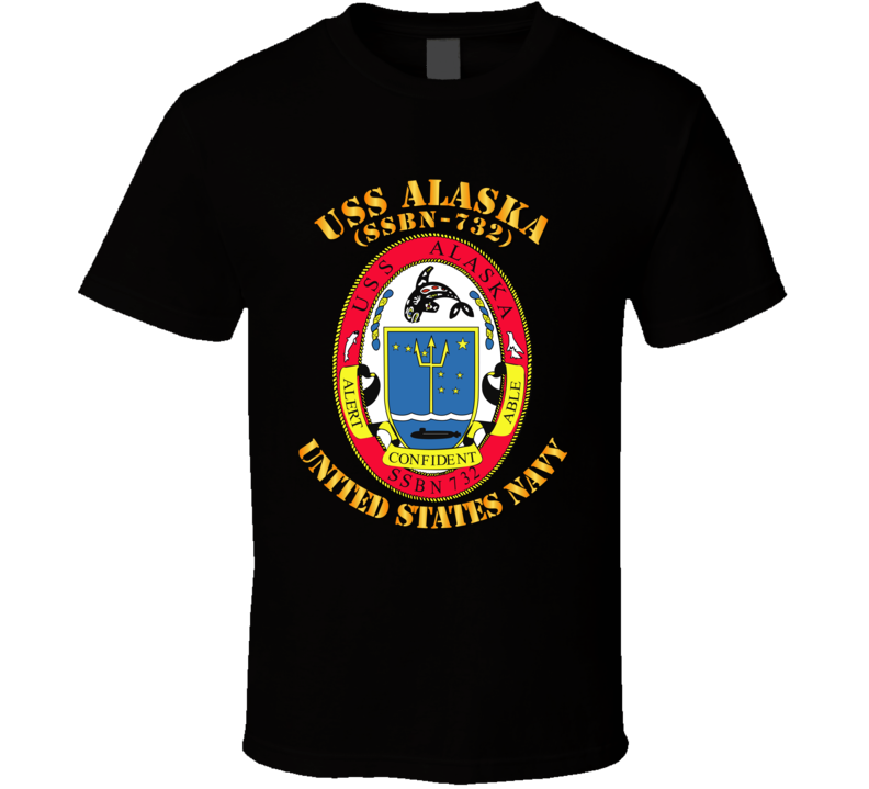 Navy - Uss Alaska (ssbn 732) - T-shirt