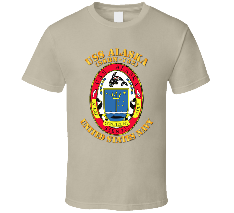 Navy - Uss Alaska (ssbn 732) - T-shirt