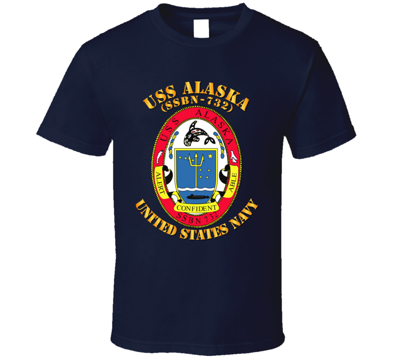 Navy - USS Alaska (SSBN 732) - T-Shirt