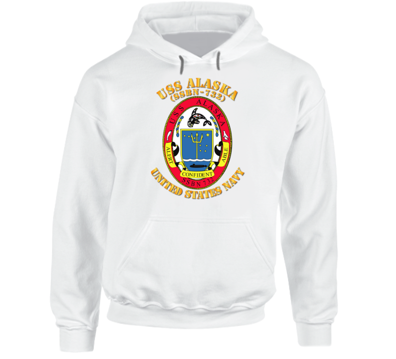 Navy - Uss Alaska (ssbn 732) - Hoodie