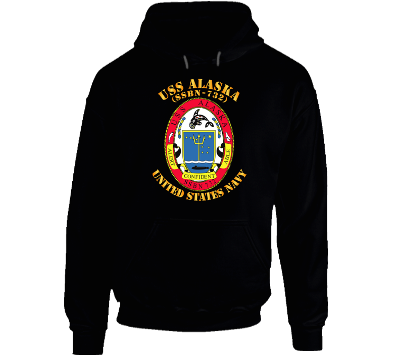Navy - Uss Alaska (ssbn 732) - Hoodie