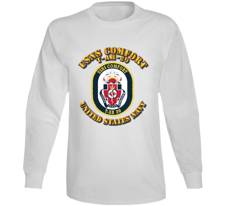 Navy - Usns Comfort - T-ah-20 Wtxt Long Sleeve