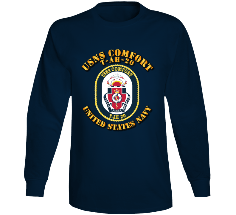 Navy - Usns Comfort - T-ah-20 Wtxt Long Sleeve