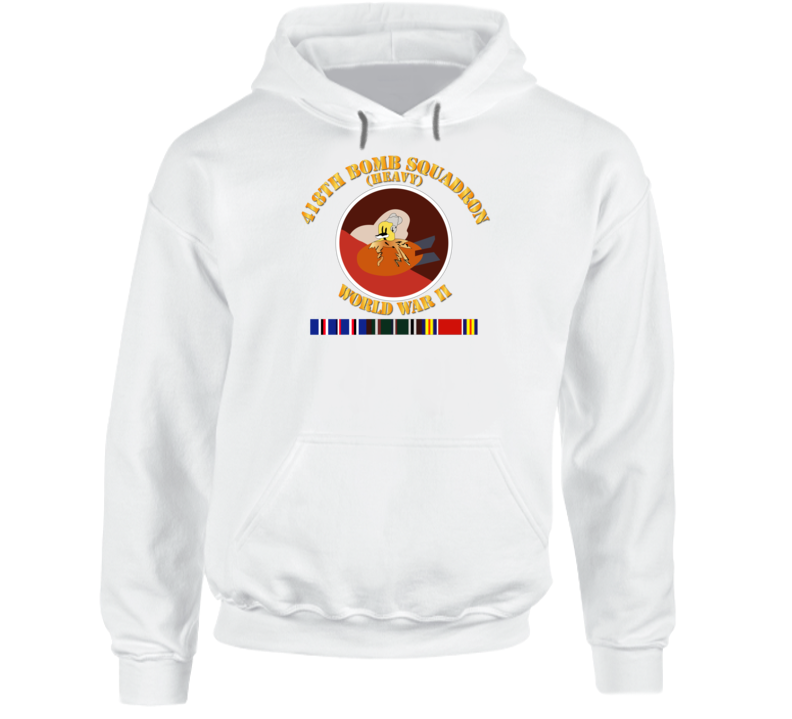 Aac - 418th Bomb Squadron Wwii W Svc Hoodie