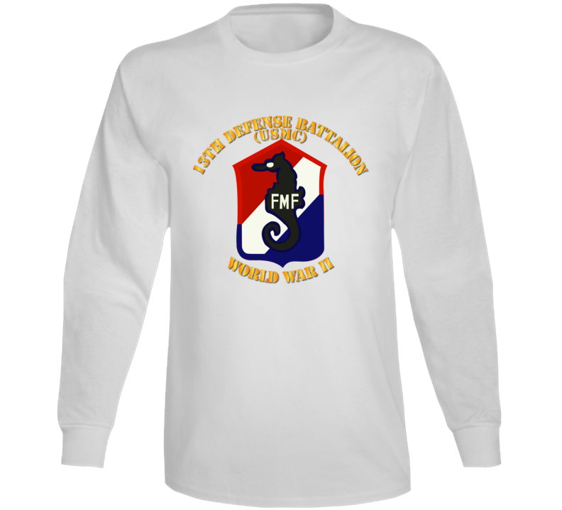 Usmc - 13th Defense Bn - Usmc - Wwii Long Sleeve