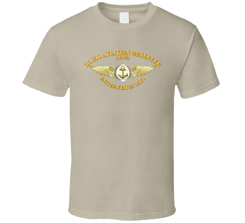 Navy - Naval Aviation Observer - Nao - Smooth T Shirt
