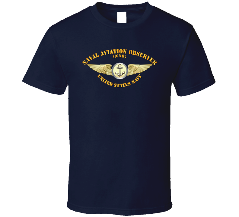 Navy - Naval Aviation Observer - Nao - Smooth T Shirt