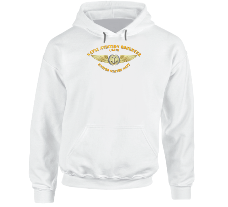 Navy - Naval Aviation Observer - Nao - Rough Hoodie