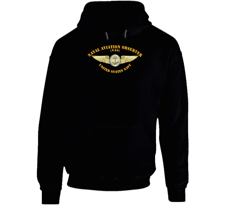 Navy - Naval Aviation Observer - Nao - Rough Hoodie