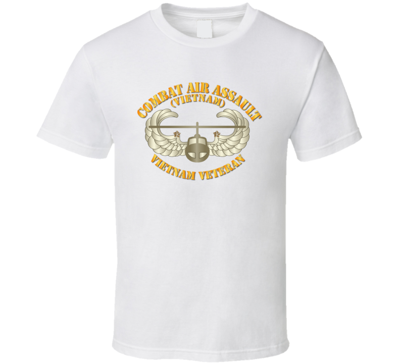 Army - Combat Air Assault - Vietnam W 2 Star T Shirt