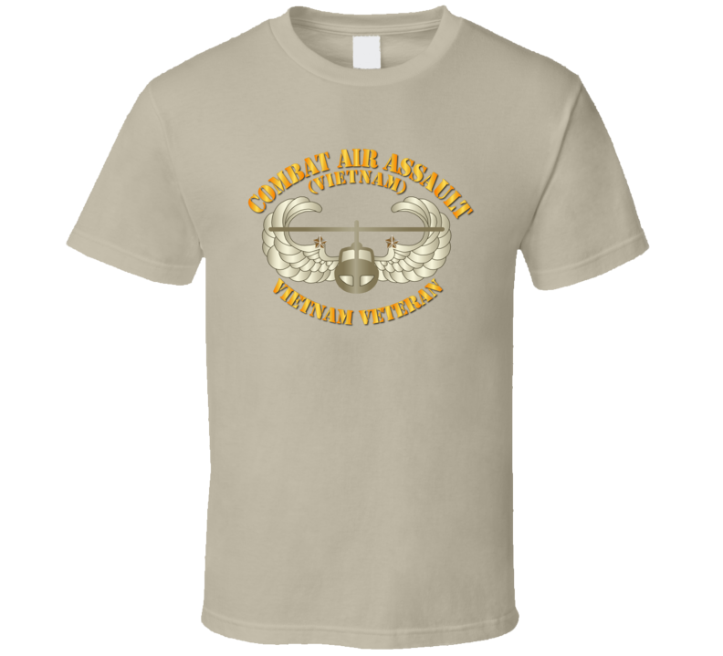 Army - Combat Air Assault - Vietnam W 2 Star T Shirt