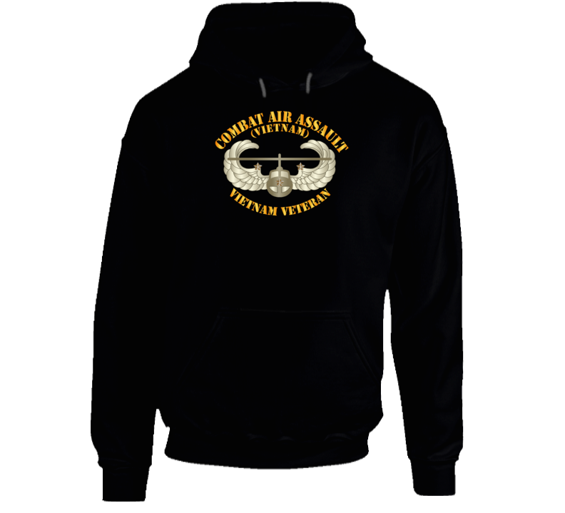 Army - Combat Air Assault - Vietnam W 3 Star Hoodie