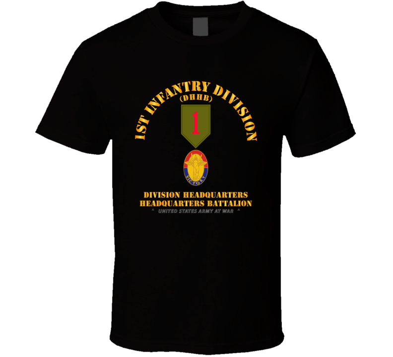 Army - 1st Infantry Division - Dhhb T Shirt