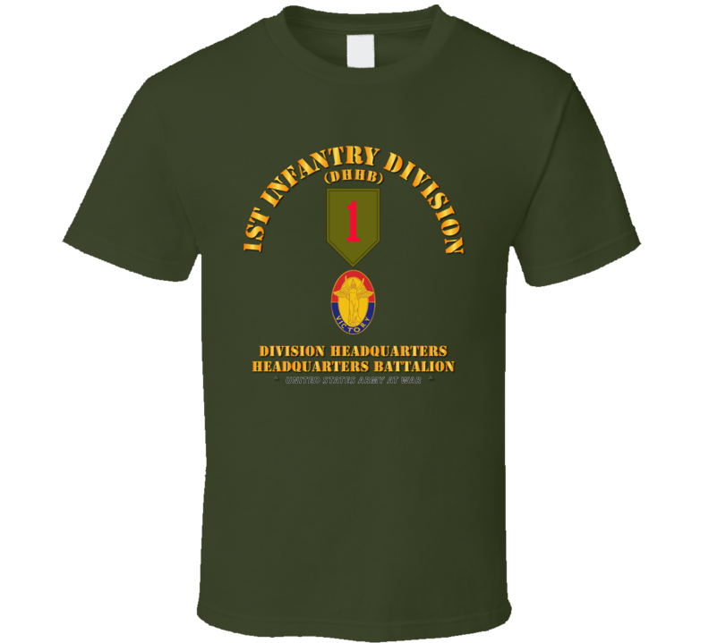 Army - 1st Infantry Division - Dhhb T Shirt