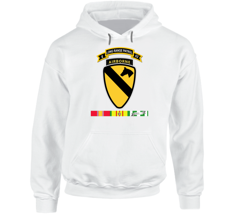 Army - E Co - 52nd Inf Abn - 1st Cav Div Abn W Vn Svc Hoodie