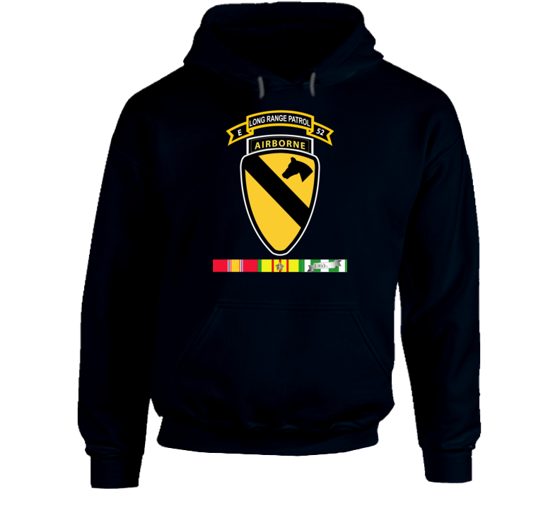 Army - E Co - 52nd Inf Abn - 1st Cav Div Abn W Vn Svc Hoodie