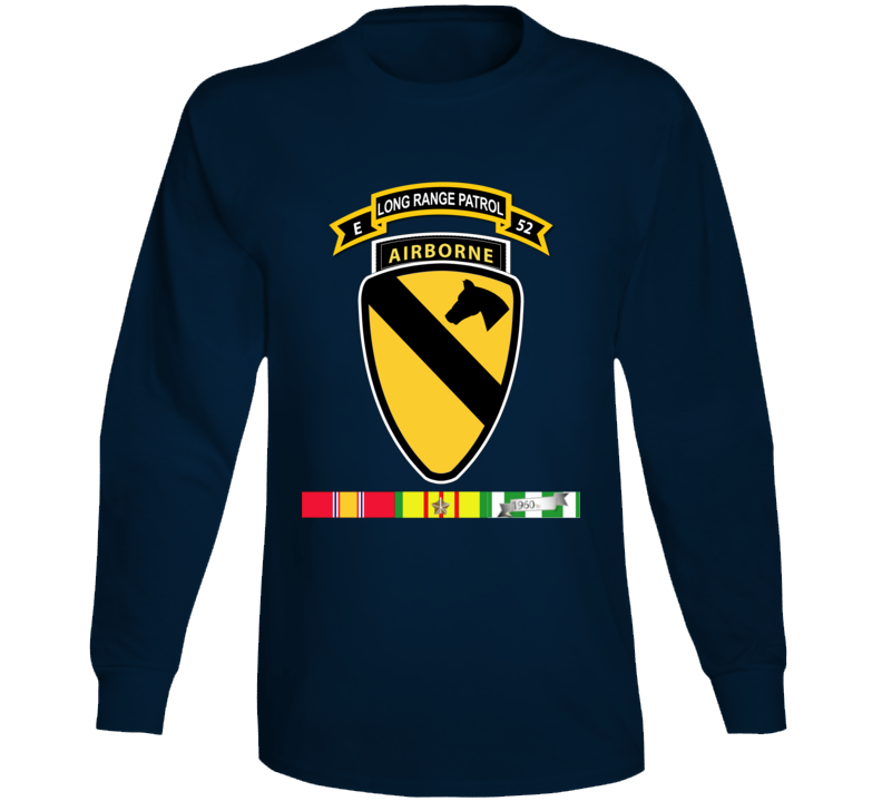 Army - E Co - 52nd Inf Abn - 1st Cav Div Abn W Vn Svc Long Sleeve