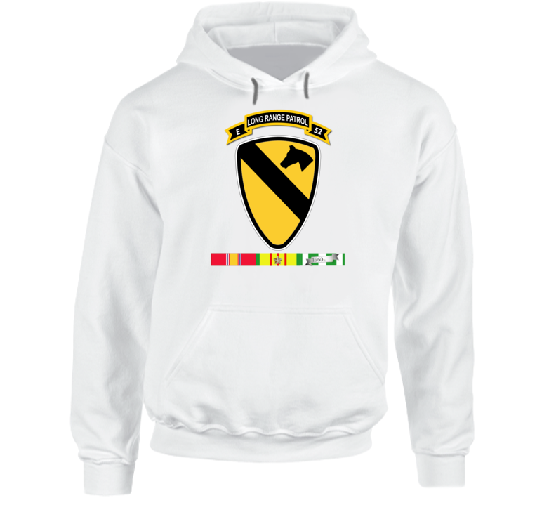 Army - E Co - 52nd Inf Abn - 1st Cav Div W Vn Svc Hoodie