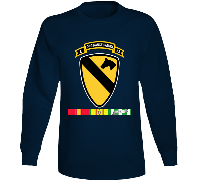 Army - E Co - 52nd Inf Abn - 1st Cav Div W Vn Svc Long Sleeve