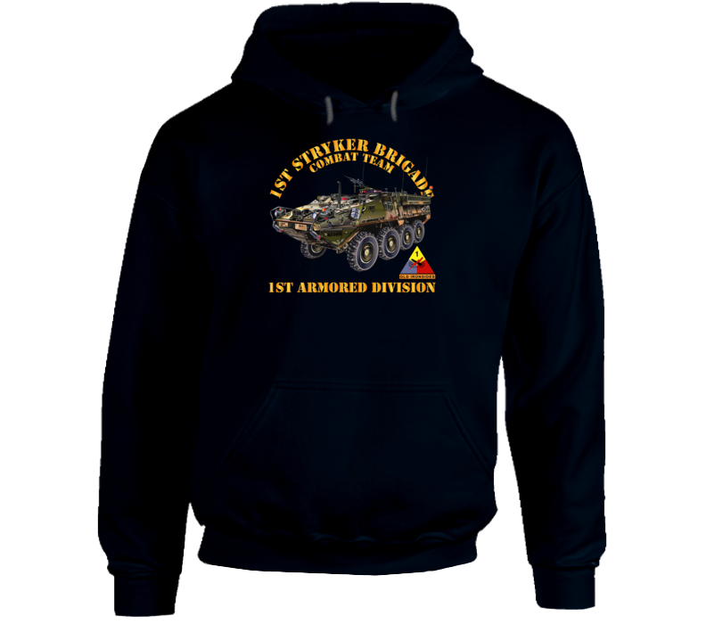 Army - 1st Stryker Bde Cbt Tm - 1st Ar Div Hoodie