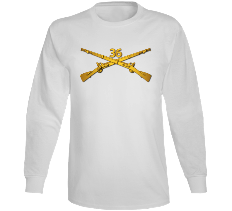 Army - 36th Infantry Regiment Branch Wo Txt Long Sleeve