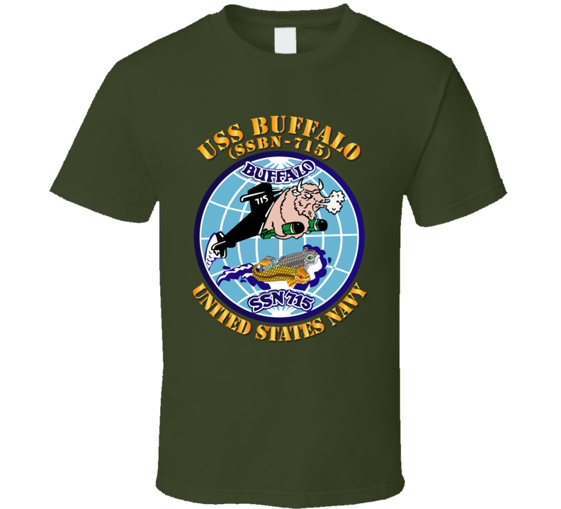 Navy - Uss Buffalo  (ssbn 715) T Shirt