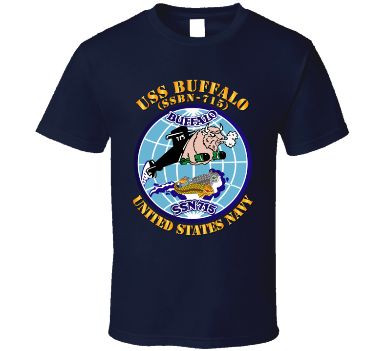 Navy - Uss Buffalo  (ssbn 715) T Shirt