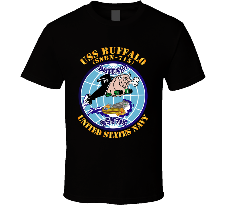 Navy - Uss Buffalo  (ssbn 715) T Shirt