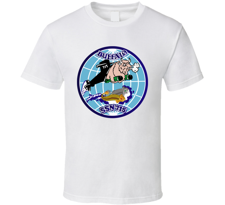 Navy - Uss Buffalo  (ssbn 715) Wo Txt T Shirt