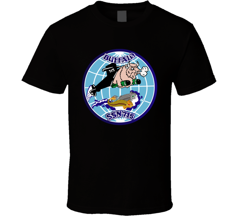 Navy - Uss Buffalo  (ssbn 715) Wo Txt T Shirt