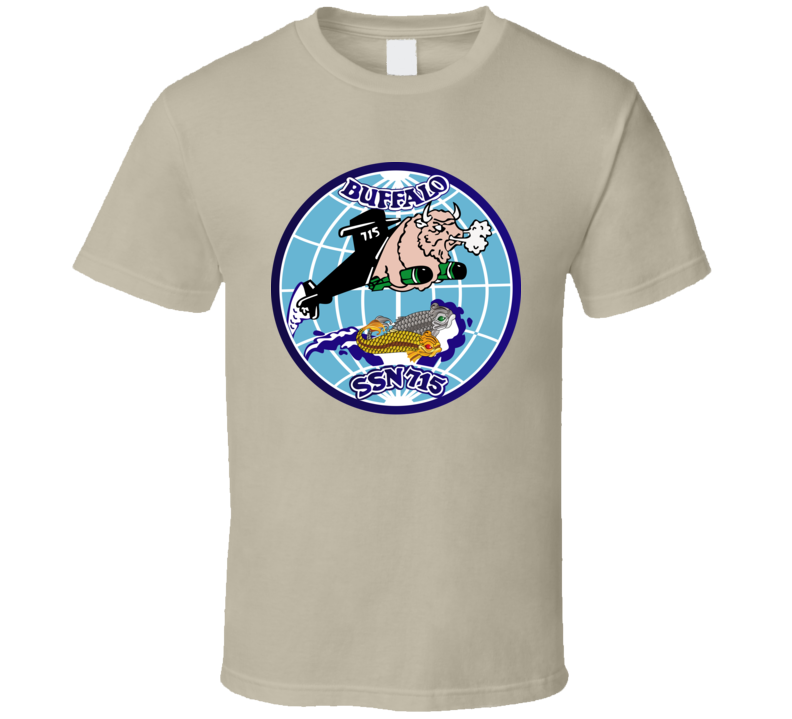 Navy - Uss Buffalo  (ssbn 715) Wo Txt T Shirt