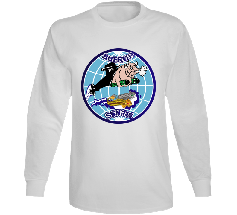 Navy - Uss Buffalo  (ssbn 715) Wo Txt Long Sleeve