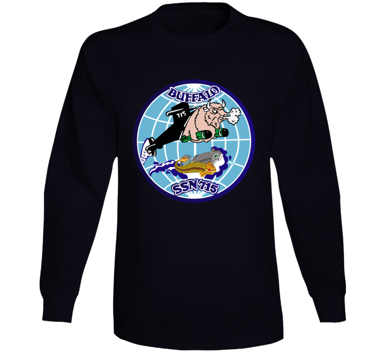 Navy - Uss Buffalo  (ssbn 715) Wo Txt Long Sleeve