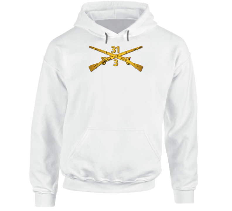 Army - 3rd Bn - 31st Infantry Regiment Branch Wo Txt Hoodie