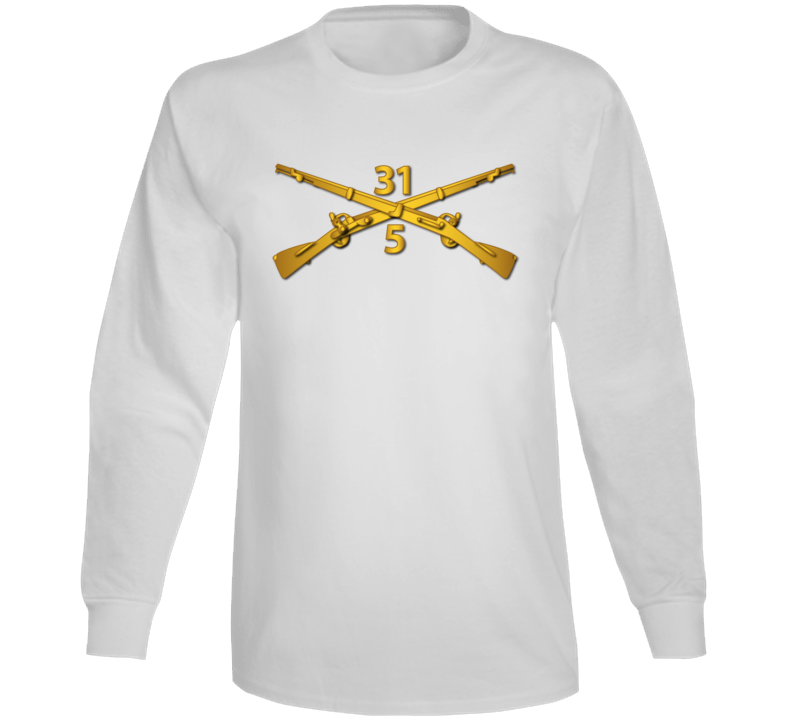 Army - 5th Bn - 31st Infantry Regiment Branch Wo Txt Long Sleeve
