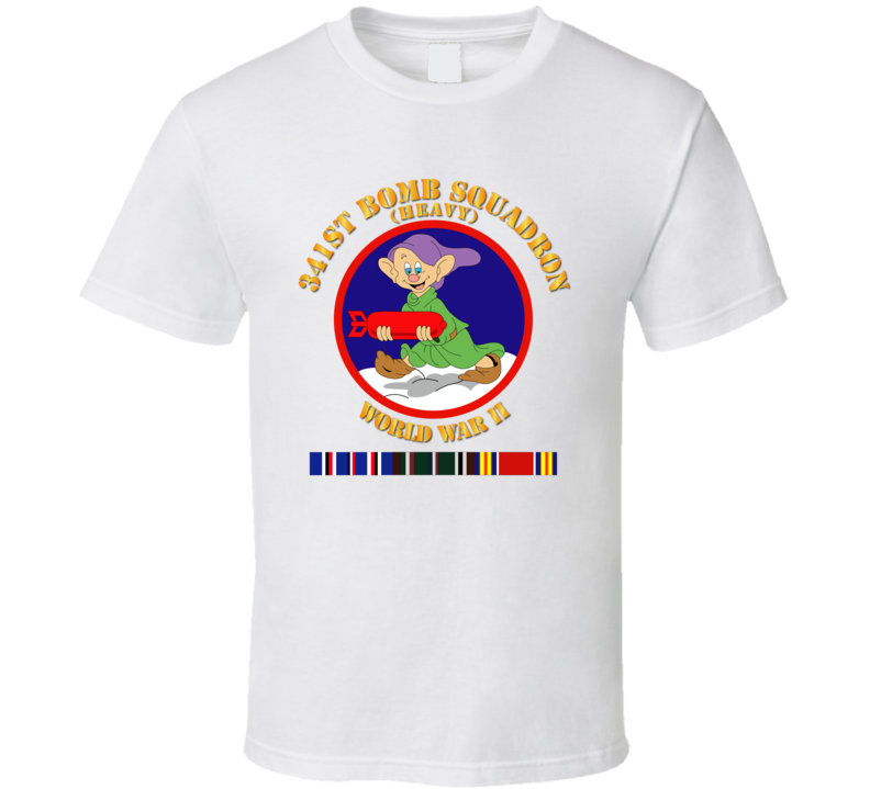 Aac - 341st Bomb Squadron - Wwii W Eu Svc T Shirt