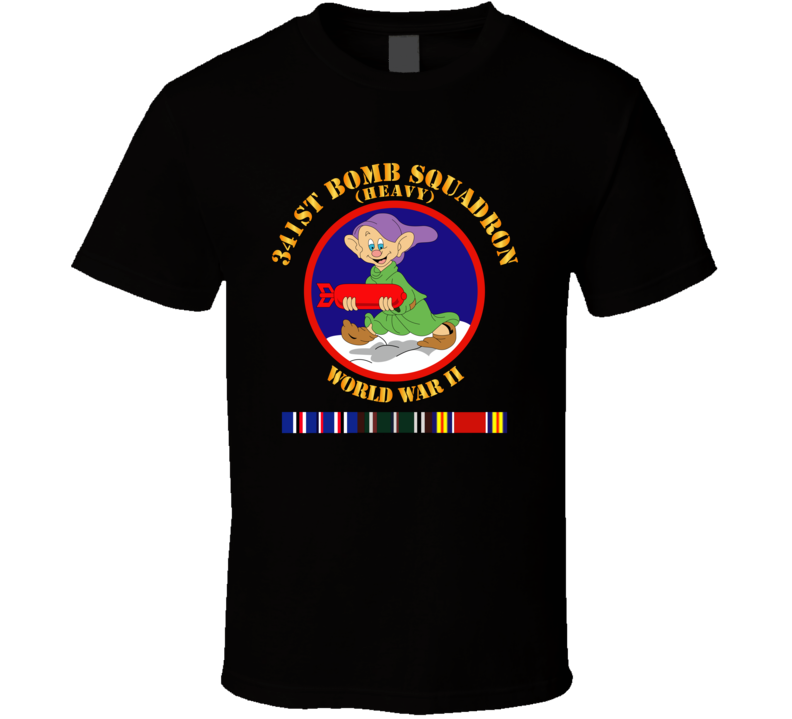 Aac - 341st Bomb Squadron - Wwii W Eu Svc T Shirt