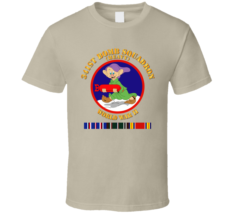 Aac - 341st Bomb Squadron - Wwii W Eu Svc T Shirt