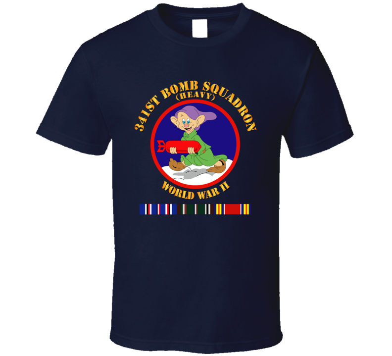 Aac - 341st Bomb Squadron - Wwii W Eu Svc T Shirt