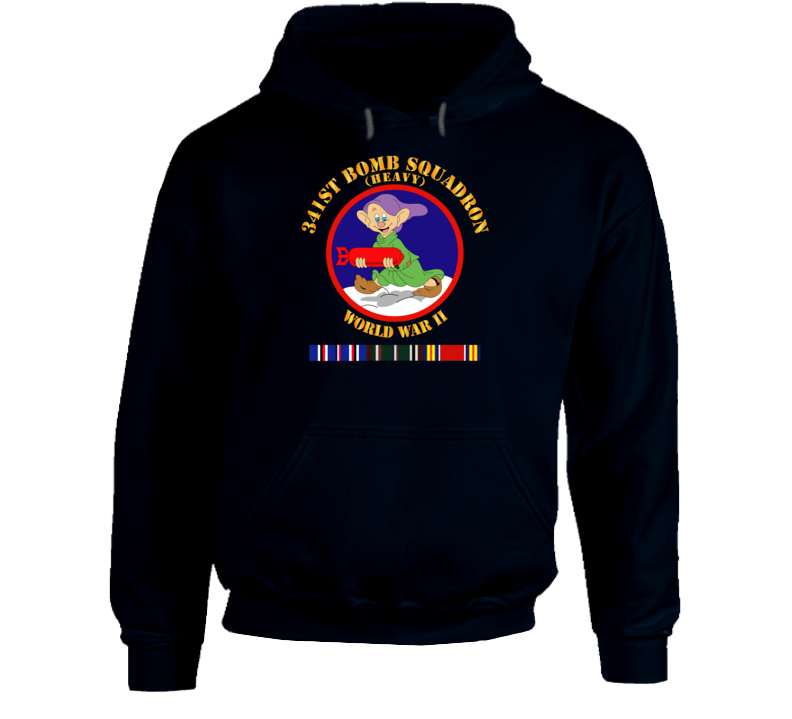 Aac - 341st Bomb Squadron - Wwii W Eu Svc Hoodie