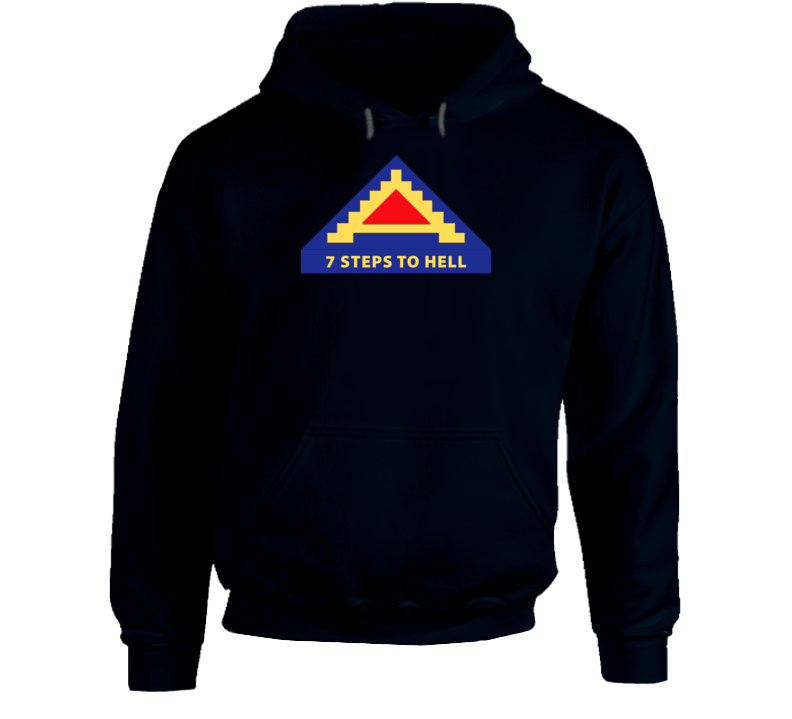 Army - 7th United States Army  W 7 Steps To Hell Hoodie
