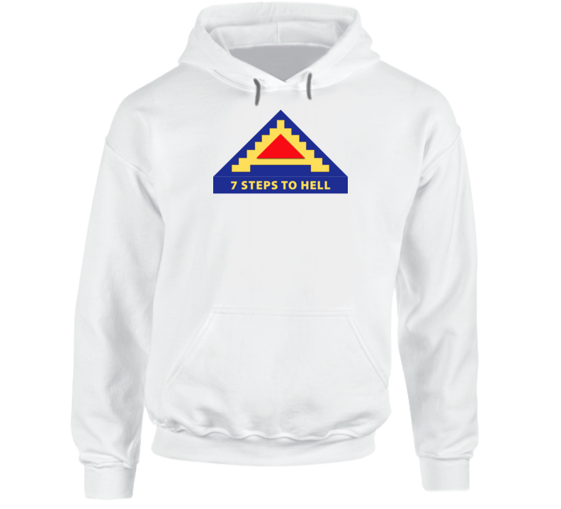 Army - 7th United States Army  W 7 Steps To Hell Hoodie