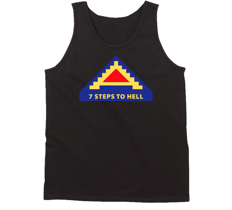 Army - 7th United States Army  W 7 Steps To Hell Tanktop