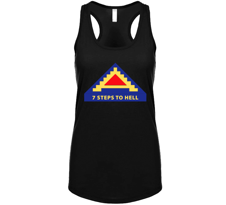 Army - 7th United States Army  W 7 Steps To Hell T Shirt