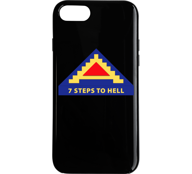 Army - 7th United States Army  W 7 Steps To Hell Phone Case