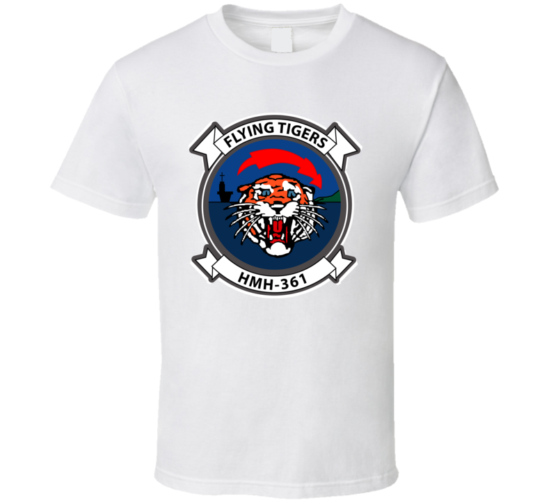 Usmc - Marine Heavy Helicopter Squadron 361 Wo Txt T Shirt